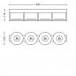 Preview: Philips myLiving LED-4er-Spotleuchte Particon dimmbar