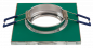 Preview: Einbaurahmen McShine Kristallglas eckig, transparent, 90x90mm