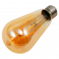 Preview: Filament Retro Gold E27 Tropfen 4W 420 Lumen