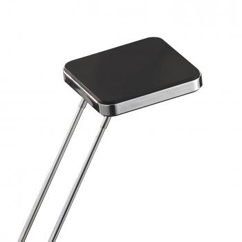 Tischleuchte silber/schwarz