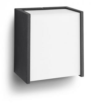 Philips Lighting myGarden LED-Wandleuchte Macaw schwarz oder Edelstahl