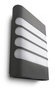Preview: Philips Lighting myGarden LED-Wandleuchte Raccoon Edelstahl oder anthrazit
