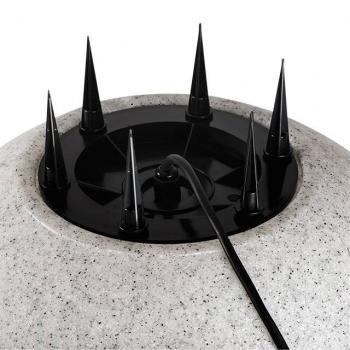 Preview: Runde Gartenleuchte in Steinoptik mit E27 Fassung von Kanlux verschiedene Größen wählbar