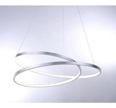 Preview: Paul Neuhaus LED- Pendelleuchte Geometrisch Silber