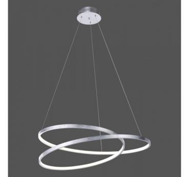 Preview: Paul Neuhaus LED- Pendelleuchte Geometrisch Silber