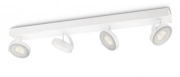 Philips Lighting myLiving LED-4er-Spot Clockwork weiß oder aluminium