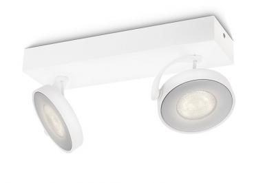 Philips Lighting myLiving LED-2er-Spot Clockwork weiß oder aluminium