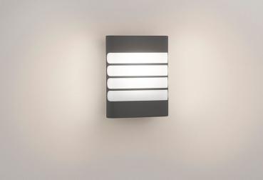 Preview: Philips Lighting myGarden LED-Wandleuchte Raccoon Edelstahl oder anthrazit