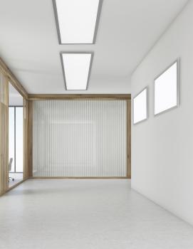 Preview: TRIO LED-Deckenleuchte PHOENIX nickel matt