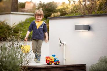 Preview: Philips Lighting Wandleuchte Hedgehog anthrazit oder grau