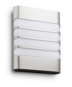 Preview: Philips Lighting myGarden LED-Wandleuchte Raccoon Edelstahl oder anthrazit