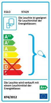 Preview: EGLO LED Wandleuchte FRISCOLI chrom