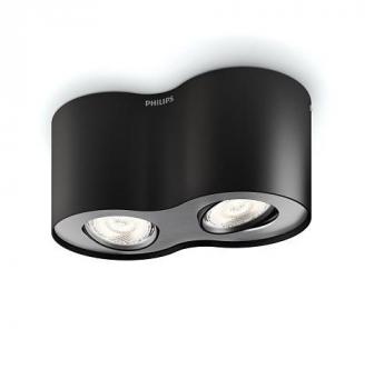 Philips Lighting myLiving LED-Doppelspot Phase schwarz oder weiß