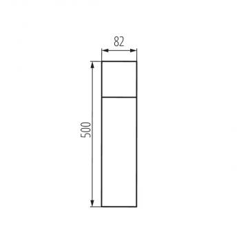 Preview: Außenleuchte für austauschbares Leuchtmittel VADRA 50
