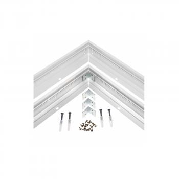 Aufbaurahmen für 120 x 30 cm LED Panel Metall