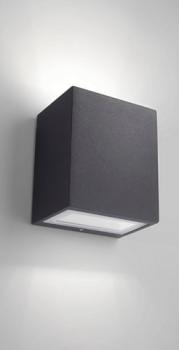 Preview: Philips Lighting myGarden LED-Wandleuchte Flagstone schwarz oder Edelstahl