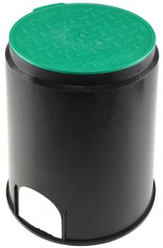 Preview: Bodeneinbaudose mit 2 Ausgängen ØxH168x236mm, z.B. für IP68 Verteilungen