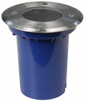 Bodeneinbauleuchte McShine BL-12R, GU10-Fassung, 120x125mm, mit 2 Eingängen