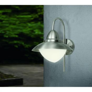 Preview: EGLO Wandleuchte SIDNEY Edelstahl