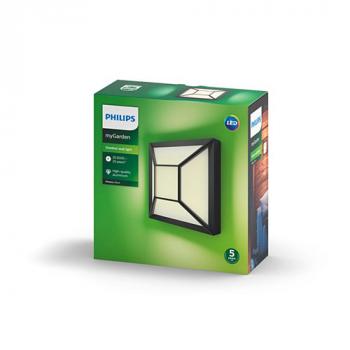 Preview: Philips Lighting myGarden LED-Wandleuchte Drosera schwarz