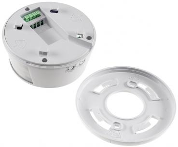 Preview: Decken Aufbau Bewegungsmelder 360°TRIO LED geeignet, 15m Detektion, weiß