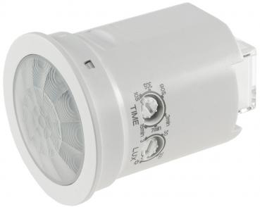 Preview: Decken Einbau Bewegungsmelder 360° "M50" LED geeignet, 6m Detektion, weiß,50x63mm