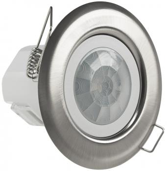 Preview: Decken Einbau Bewegungsmelder 360° "M50" LED geeignet, 6m Detektion, weiß,50x63mm