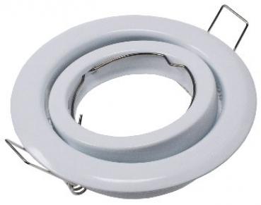 Decken-Einbaustrahler "SR90" weiß schwenkbar, Ø98mm, für 50mm Lampen