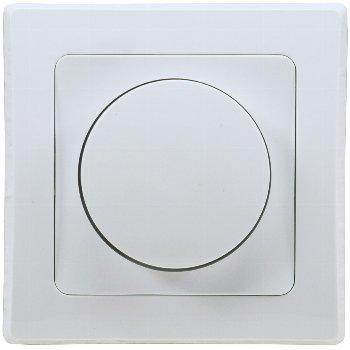 DELPHI Dimmer für elektronische Trafos 250V~/ 300W, inkl. Rahmen, UP, weiß