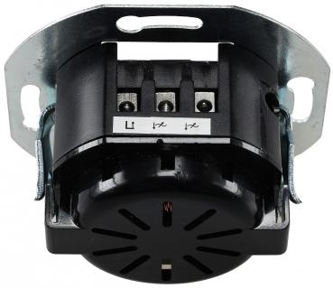 Preview: DELPHI Dimmer für LED Lampen 250V~/ 3-60W, inkl. Rahmen, UP, silber