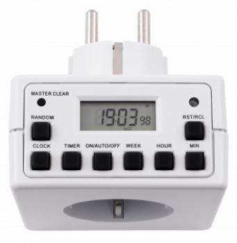 Preview: Digitale Zeitschaltuhr McPower mit 10 Programmen für den Innenbereich