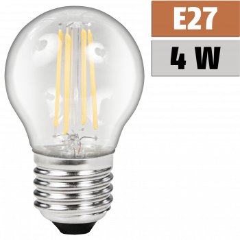E27 LED Filament Leuchtmittel 4 Watt 490 Lumen warmweiß