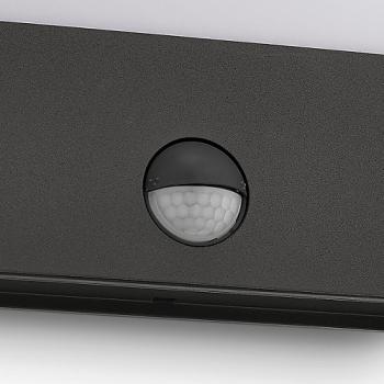 Preview: Philips Lighting myGarden LED-Wandleuchte Raccoon Edelstahl oder anthrazit mit Bewegungssensor