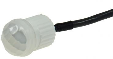 Preview: Einbau-Bewegungsmelder "CT-PIR Mini 12V" 12V DC, 1-60W, LED geeignet, weiß