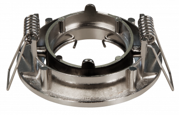 Preview: Einbaurahmen McShine DL-109, Edelstahl gebürstet, 65mm-Ø, schwenkbar