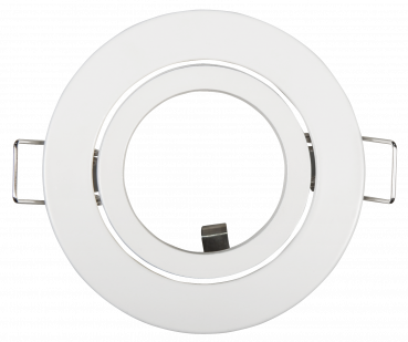 Preview: Einbaurahmen McShine DL-248w rund, Ø82mm, schwenkbar, Clip Verschluss