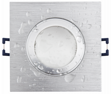 Preview: Einbaurahmen McShine DL-54 eckig, Clip-Verschluss, IP44, Bi-Color