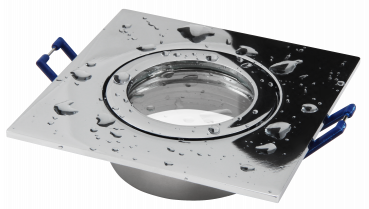 Einbaurahmen McShine DL-54 eckig Clip-Verschluss, IP44, Chrom