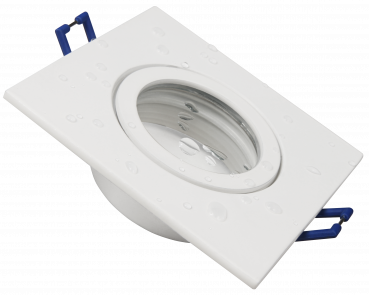 Einbaurahmen McShine DL-54 eckig, Clip-Verschluss, IP44, weiß