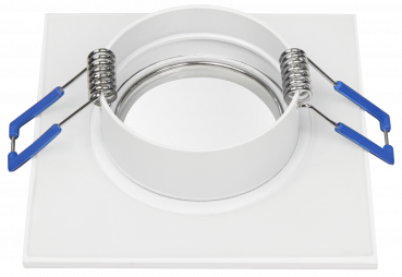 Preview: Einbaurahmen McShine DL-54 eckig, Clip-Verschluss, IP44, weiß
