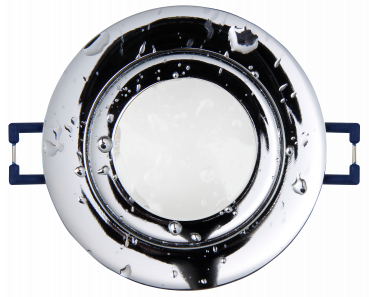 Preview: Einbaurahmen McShine DL-54 rund, Clip-Verschluss, IP44, Chrom