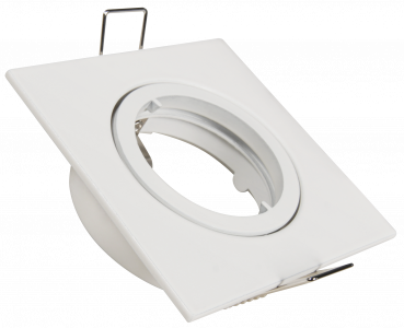 Einbaurahmen McShine DL-826w eckig, 82x82mm, schwenkbar, Bajonett Verschluss