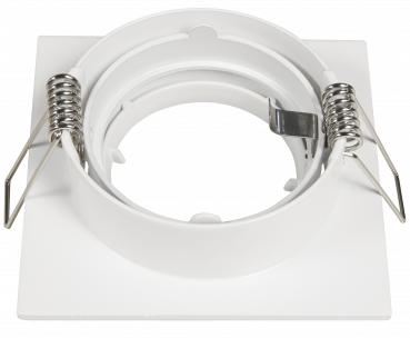 Preview: Einbaurahmen McShine DL-826w eckig, 82x82mm, schwenkbar, Bajonett Verschluss