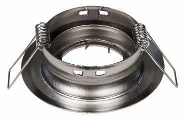 Preview: Einbaurahmen McShine ER-76 Edelstahl gebürstet, Ø76mm, schwenkbar