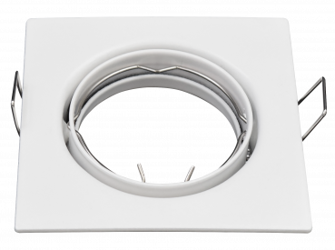 Einbaurahmen McShine ER-81 weiß, 81x81mm, schwenkbar
