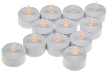 Preview: flackerndes LED Teelicht / LED-Kerze 12er-Set