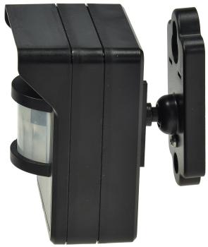 Preview: Funk-Bewegungsmelder für "Pilota Casa" IP44, 90°/8m PIR, schwarz, Aufputz