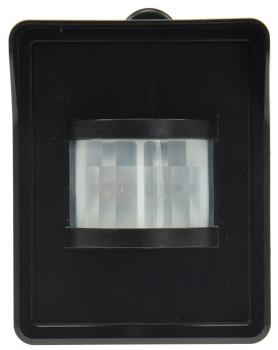 Preview: Funk-Bewegungsmelder für "Pilota Casa" IP44, 90°/8m PIR, schwarz, Aufputz