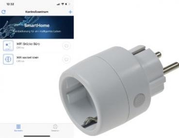 Funk-Steckdose für "Pilota Casa" WiFi IP20, 230V, 2300W, max. 30m, weiß