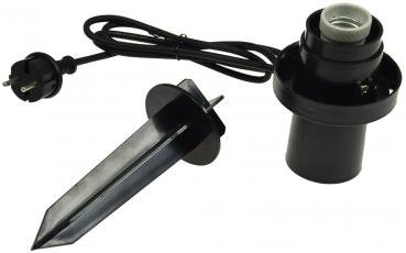 Preview: Garten Kugelleuchte Erdspieß "CT-GL30cm" IP44, 230V, 1,5m Kabel, E27 Fassung